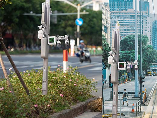 貴港市街道交通噪聲在線監(jiān)測、全天候自動超標變色預警監(jiān)測、助力解決噪聲擾民問題，創(chuàng)建智慧城市發(fā)展